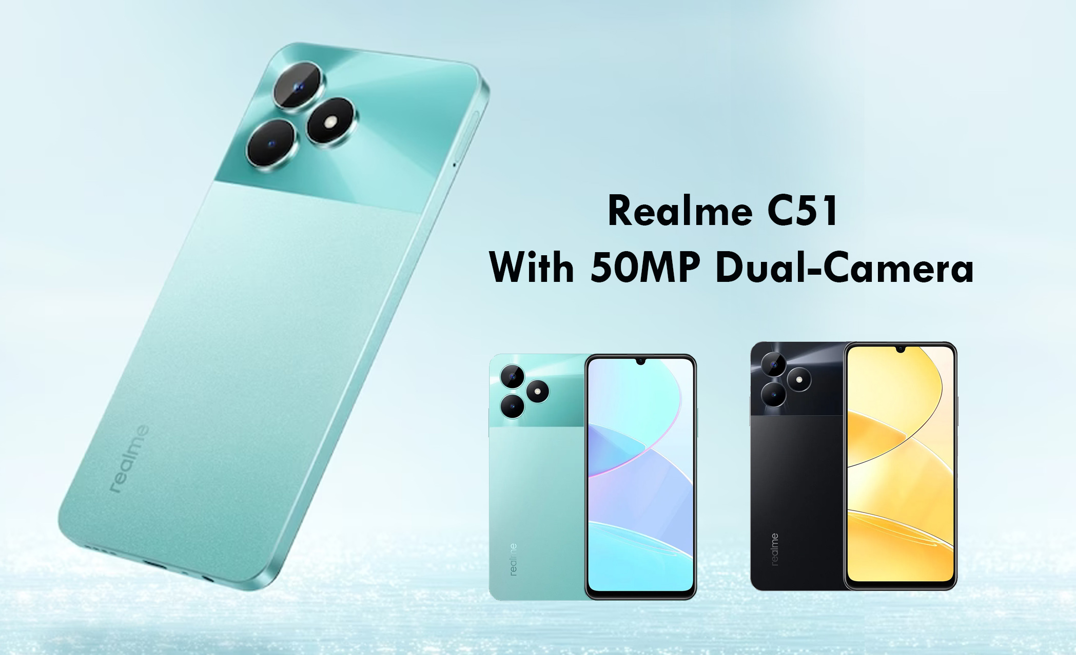 Realme C51 With 50MP Dual-Camera, 6.7-inch 90Hz Display