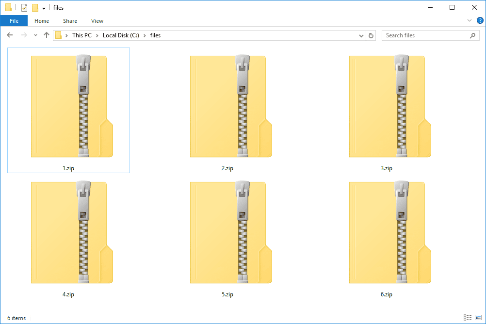 Why do you need a zip file? How can it be made?